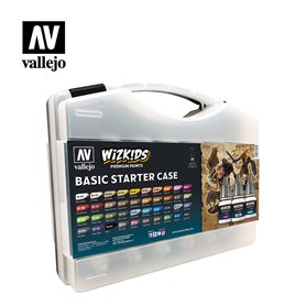 Vallejo WIZKIDS - Walizka BASIC STARTER (40 kolorów + pędzel)