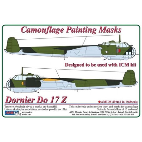 AML M49041 Maska Dornier Do-17Z 1/48