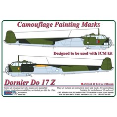 AML 1:48 Masks for Dornier Do-17Z - ICM 
