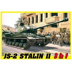 Dragon 1:35 JS-2 STALIN II - 3IN1 (JS-1 MODEL 1943 / JS-2M CHKZ PRODUCTION TYPE / JS-2) + SOVIET INFANTRY TANK RIDERS 