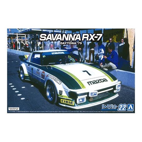 Aoshima 06103 1/24 Mazda SA22C RX-7 Daytona `79