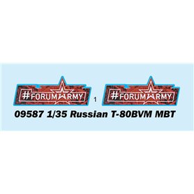 Trumpeter 09587 Russian T-80BVM MBT