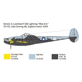 Italeri 1:72 P-38J Lightning