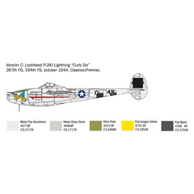 Italeri 1:72 P-38J Lightning