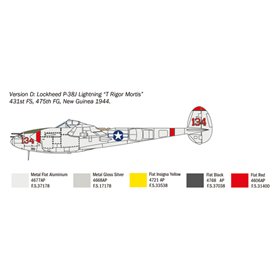 Italeri 1:72 P-38J Lightning