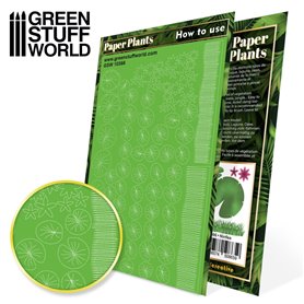 Green Stuff World Roślinność wycięta z papieru PAPER PLANTS - NINFEA