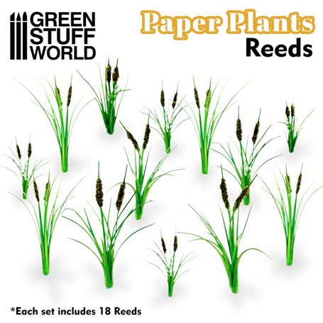 Green Stuff World Paper Plants - Reedsq