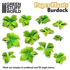 Green Stuff World Roślinność wycięta z papieru PAPER PLANTS - BURDOCK