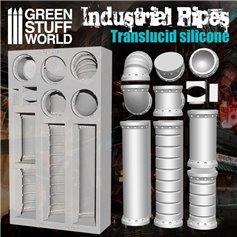 Green Stuff World Formy SILICONE MOLDS - INDUSTRIAL PIPES