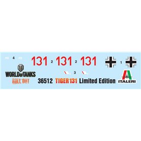 Italeri 1:35 Pz.Kpfw.VI Tiger 131 LIMITED EDITION / WORLD OF TANKS EDITION 
