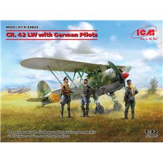 ICM 1:32 CR.42 LW WITH GERMAN PILOTS 