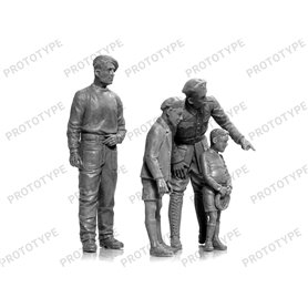 ICM 35647 WWII French Tank Crew (4 figures)