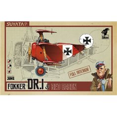 Suyata Fokker DR.I + Red Baron - FULL INTERIOR