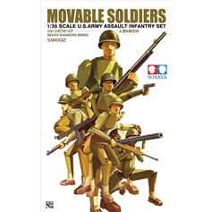 Suyata 1:35 US ARMY ASSAULT INFANTRY SET - MOVABLE SOLDIERS 