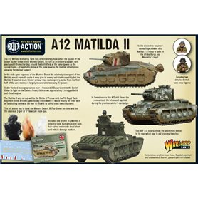 Bolt Action A12 Matilda II infantry tank - Plastic Box