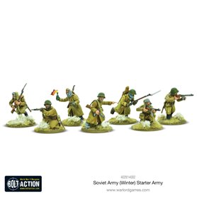 Bolt Action Soviet Army Winter Starter army - Plastic & Metal Box
