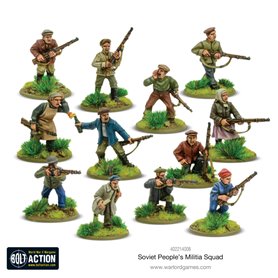 Bolt Action Soviet Peoples Militia Squad - Metal Box
