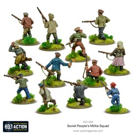 Bolt Action Soviet Peoples Militia Squad - Metal Box