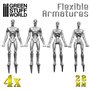 Green Stuff World Flexible Armatures in 28 mm 