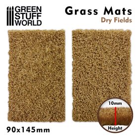 Green Stuff World Grass Mat Cutouts - Dry Fields