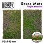 Green Stuff World Grass Mat Cutouts - Purple Meadow 