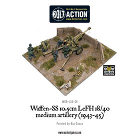 Bolt Action Waffen-SS 10.5cm LeFH 18/40 medium artillery (1943-1945)