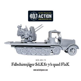 Bolt Action Fallschirmjager Sd.Kfz 7/1 quad FlaK 