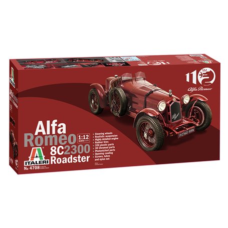 Italeri 1:12 Alfa Romeo 8C/2300 Roadster – Alfa Romeo 110th Anniversary