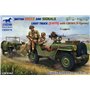 Bronco CB35218 British Recce and Signals Light Truck (2 kits) with Crews (5 figures)