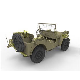 Bronco CB35218 British Recce and Signals Light Truck (2 kits) with Crews (5 figures)
