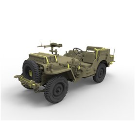Bronco CB35218 British Recce and Signals Light Truck (2 kits) with Crews (5 figures)