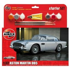 Airfix 1:32 Aston Martin DB5 SILVER - STARTER SET - z farbami