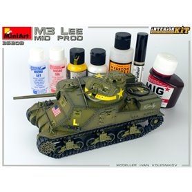 Mini Art 35209 M3 Lee mid. prod. w/interior kit