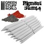 Green Stuff World PIGMENT BLENDING STUMPS - narzędzia do nanoszenia pigmentów - 8szt.