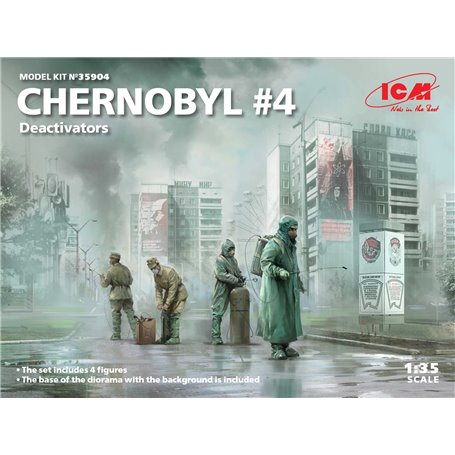 ICM 35904 Chernobyl#4. Deactivators (4 figures)