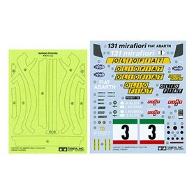 Tamiya 1:20 Fiat 131 ABARTH RALLY - OLIO FIAT