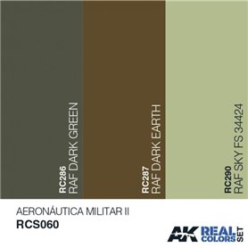AK Interactive REAL COLORS RCS-003 ZestawAeronautica Militar II Colors Set