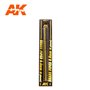 AK Interactive 9107 Rurki z mosiądzu BRASS PIPES 0.8mm - 5szt.