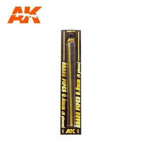 AK Interactive 9107 Rurki z mosiądzu BRASS PIPES 0.8mm - 5szt.