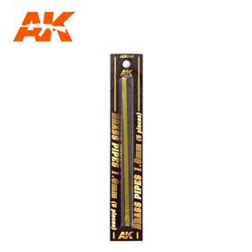 AK Interactive 9109 Rurki z mosiądzu BRASS PIPES 1.0mm - 5szt.