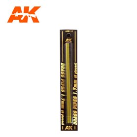 AK Interactive 9116 Rurki z mosiądzu BRASS PIPES 1.7mm - 5szt.