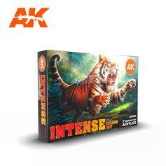 AK Interactive 11612 Zestaw farb INTENSE COLORS SET - 3RD GENERATION ACRYLICS