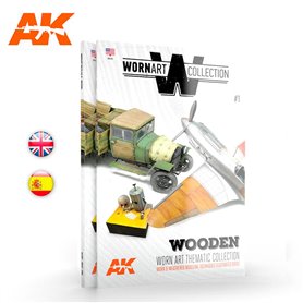 AK Interactive 4901 WORN ART COLLECTION - WOODEM - wersja angielska