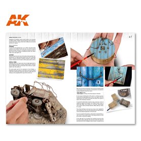 AK Interactive 4901 WORN ART COLLECTION - WOODEM - wersja angielska