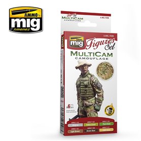 Ammo of MIG Zestaw farb Multicam Camouflage Colors Set
