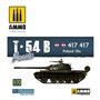 T-54B. DECALS 1/72