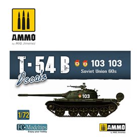 Ammo of MIG T-54B. DECALS 1/72
