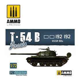 Ammo of MIG T-54B. DECALS 1/72