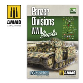 PANZER DIVISIONS WWII. DECALS 1/35