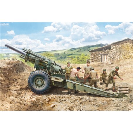 Italeri 1:35 M1 155mm Howitzer with crew